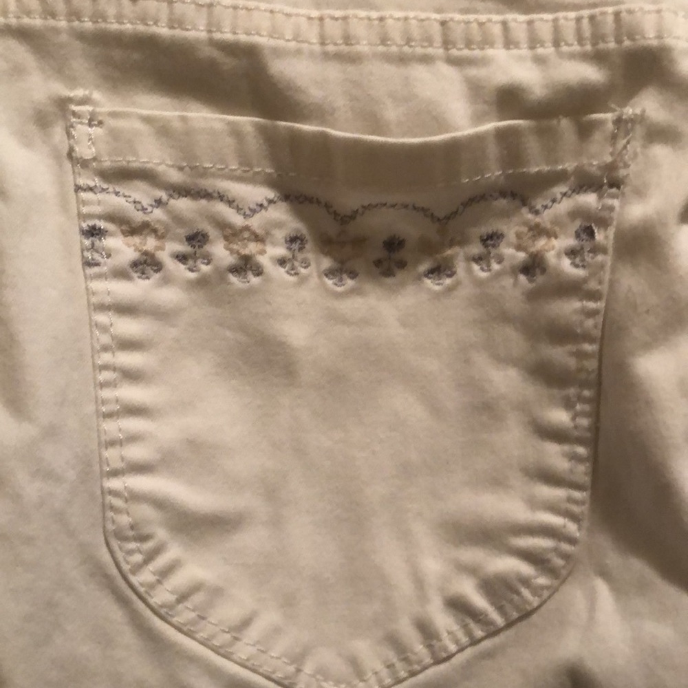 Gloria Vanderbilt white jeans size 8 - Picture 5 of 5